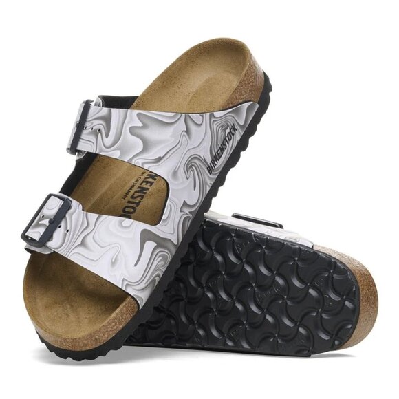 🆕 Birkenstock Arizona Birko-Flor Marble Sz 9 EU 40 - Picture 1 of 4
